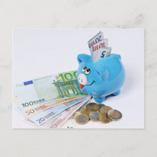 Carte Postale Postkarte mit Euro Währungsmotiv