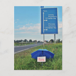 Carte Postale Postkarte - par Anhalter unterwegs