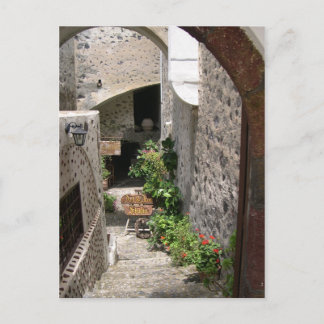 Carte Postale Postkarte Santorini Fira