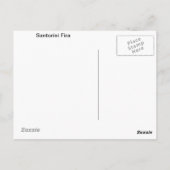 Carte Postale Postkarte Santorini Fira Treppe zum Hafen (Dos)