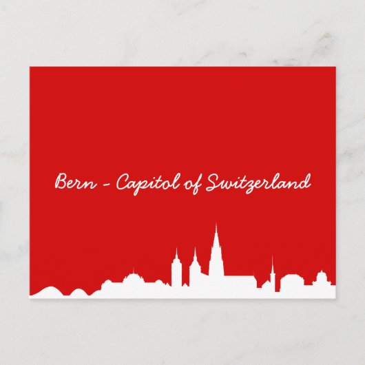 Carte Postale Postkarte Skyline Bern (Devant)