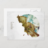 Carte Postale Postkarte St Paul's (Devant / Derrière)