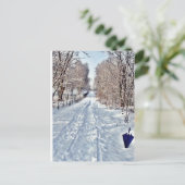 Carte Postale Postkarte - Winterspaziergang II (Debout devant)