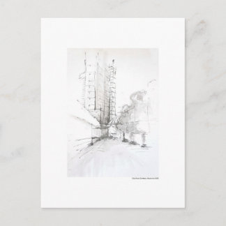 Carte Postale Postkarte Zeichnung Bleistift Hannover Landschaft