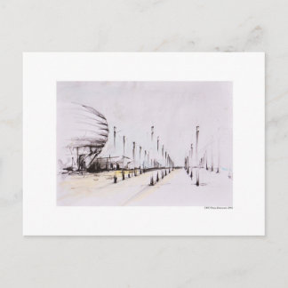 Carte Postale Postkarte Zeichnung Bleistift Hannover Landschaft