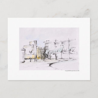 Carte Postale Postkarte Zeichnung Bleistift Hannover Landschaft