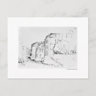 Carte Postale Postkarte Zeichnung Bleistift Hannover Landschaft