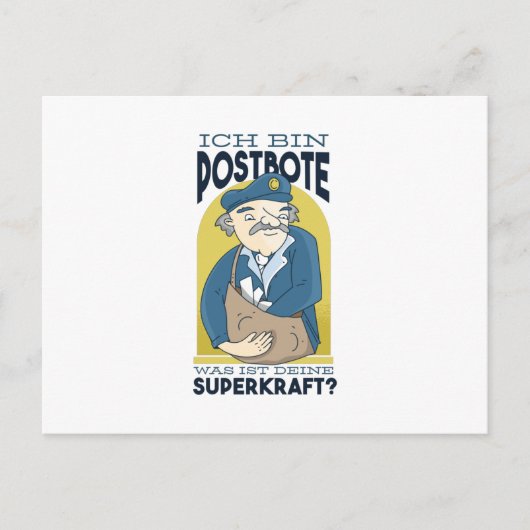 Carte Postale Postman (Devant)