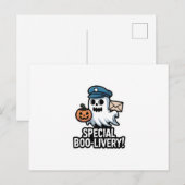 Carte Postale Postman Boo (Devant / Derrière)