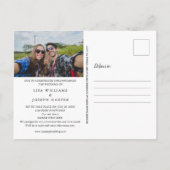 Carte Postale Postponed Enregistrer la date Nous faisons Redo Sc (Dos)