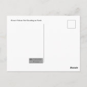 Carte Postale Posts de pélicans Brown (Dos)