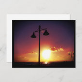 Carte Postale Posts Lampe Key West Florida (Devant / Derrière)