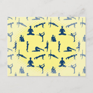 Carte Postale Postures de Yoga