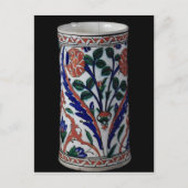 Carte Postale Pot à la décoration florale, Iznik (Devant)