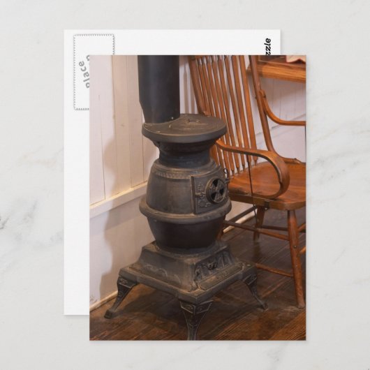 Carte Postale Pot Belly Stove (Devant / Derrière)