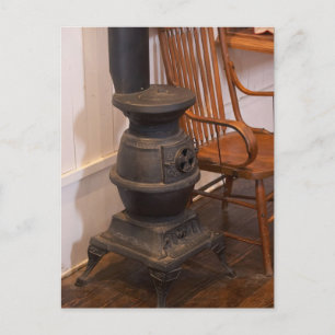 Carte Postale Pot Belly Stove