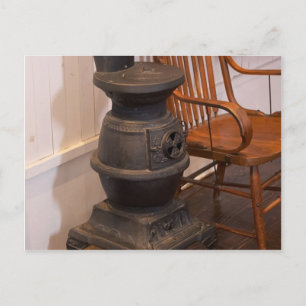 Carte Postale Pot Belly Stove