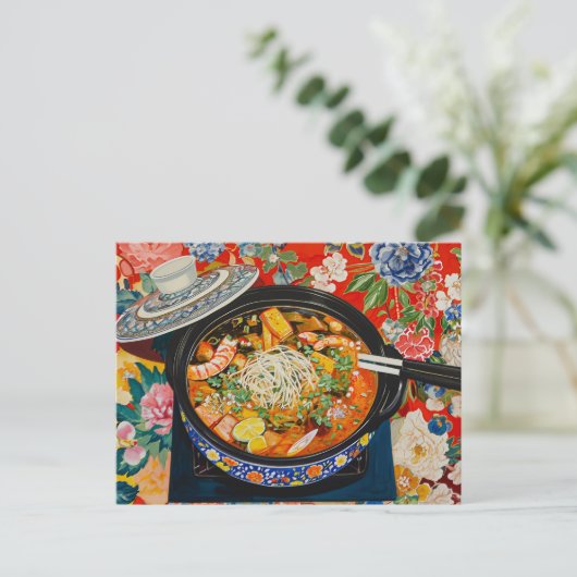 Carte Postale Pot chaud coréen (Debout devant)