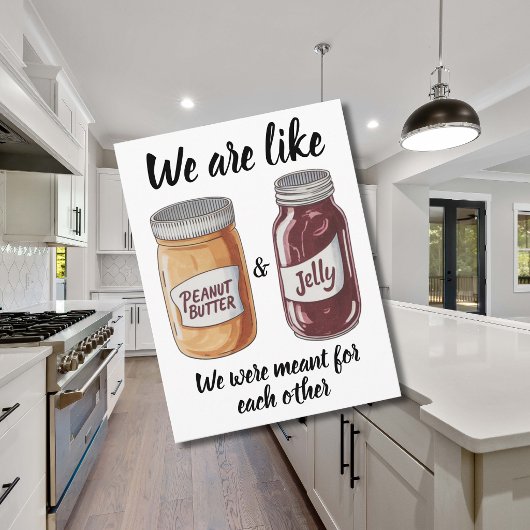 Carte Postale Pot de cacahuètes avec pot de confiture d'annivers