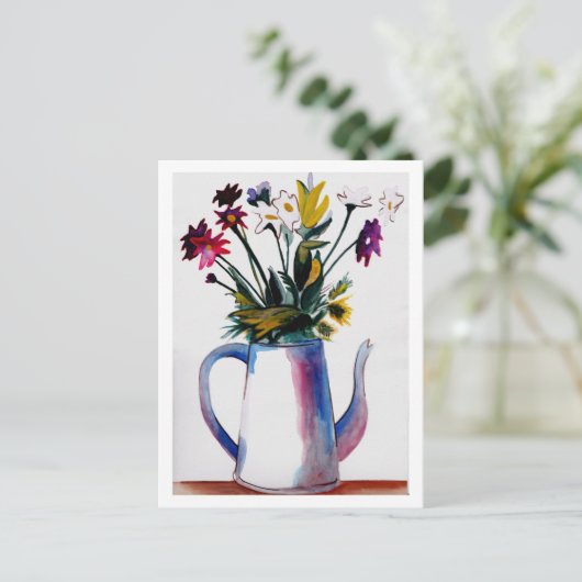 Carte Postale Pot de café (Debout devant)