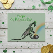 Carte Postale Pot de dragon de St. Patrick