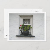 Carte Postale Pot de fenêtre (Devant / Derrière)