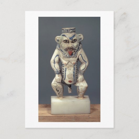 Carte Postale Pot de Kohl, dépeignant le dieu égyptien Bes de (Devant)