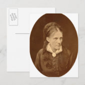 Carte Postale Pot de portrait d'Anna G. Dostyevskaya (Devant / Derrière)