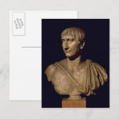 Carte Postale Pot de portrait de l'empereur Trajan (Devant / Derrière)