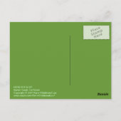 Carte Postale Pot d'herbe et lierre (Dos)