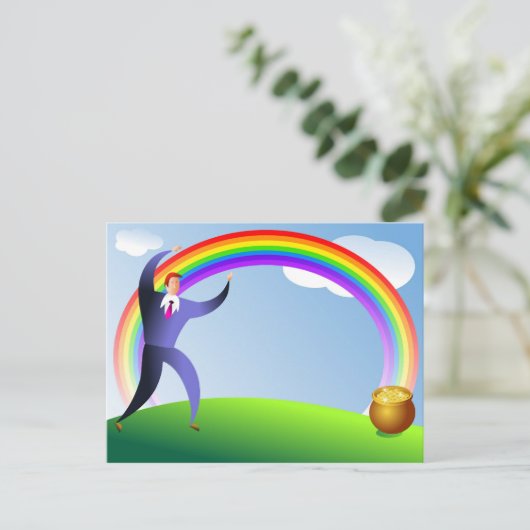 Carte Postale Pot d'or (Debout devant)