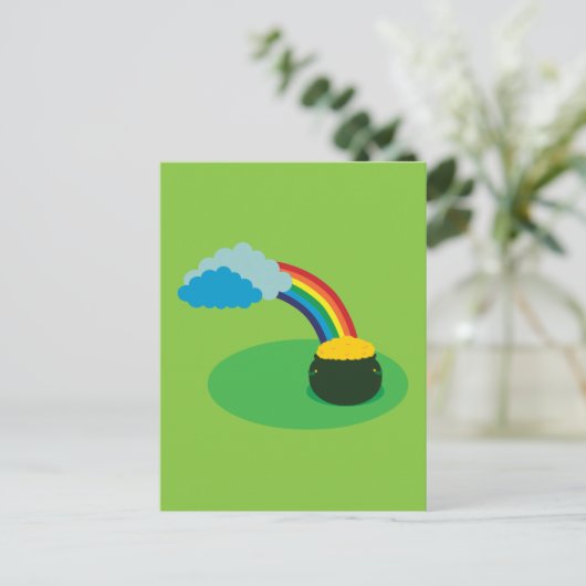 Carte Postale Pot d'or (Debout devant)