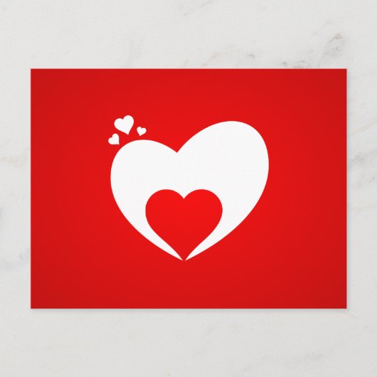 Carte Postale Pot karte rot Herz (Devant)