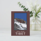 Carte Postale Potala Palace Lhassa Tibet (Debout devant)