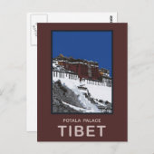 Carte Postale Potala Palace Lhassa Tibet (Devant / Derrière)