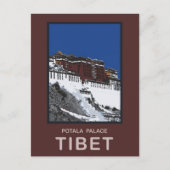 Carte Postale Potala Palace Lhassa Tibet (Devant)