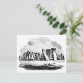 Carte Postale Potard d'art vintage de Stonehenge (Debout devant)
