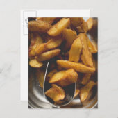 Carte Postale Potato coins avec sel (détail) (Devant / Derrière)