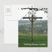 Carte Postale Poteau de Downs, Londres (Devant / Derrière)