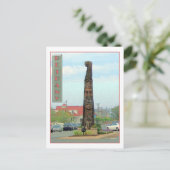 Carte postale Poteau Totem Bethany (Debout devant)