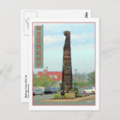 Carte postale Poteau Totem Bethany (Devant / Derrière)