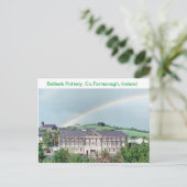 Carte Postale Poterie Belleek, Belleek, Co.Fermanagh, Irlande (Debout devant)