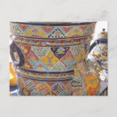 Carte Postale Poterie de style Talavera mexicain (Devant)