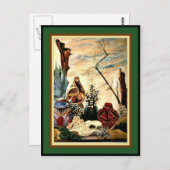 Carte Postale Poterie du désert - Art (Devant / Derrière)