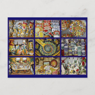 Carte postale Poterie italienne