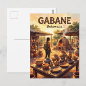 Carte Postale Poterie Pelegano Botswana (Devant / Derrière)
