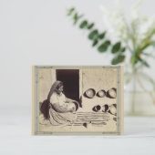 Carte Postale Poterie polissage féminine - 1879 (Debout devant)