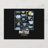 Carte Postale Poterie Studio Céramique Porcelaine Sculpture Cade (Devant)