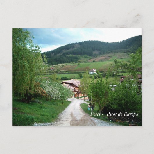 Carte Postale Potes - Picos de Europa (Devant)