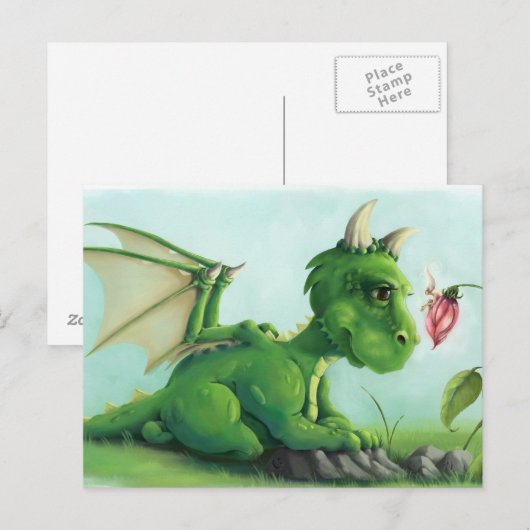 Carte Postale Potins de fée (Devant / Derrière)